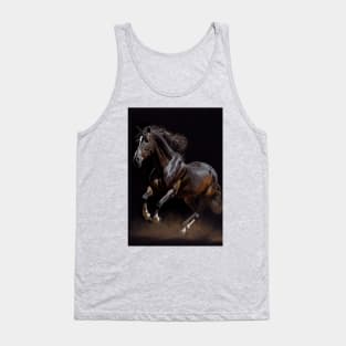 Trakehner Horse - Oil Paint Tank Top